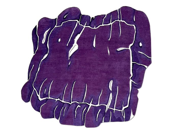 VIOLA - Unusual shape hand-knotted rug _ Tapis Rouge